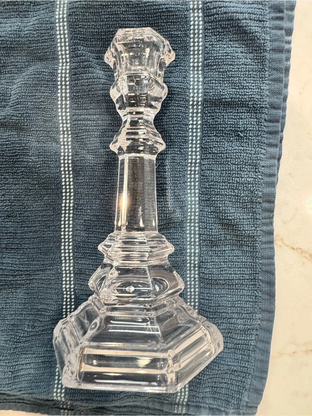 Tiffany’s rare vintage Plymouth crystal candlesticks set of 2